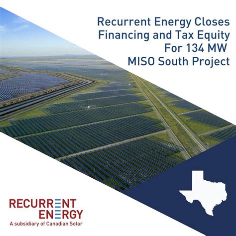 Recurrent Energy On Linkedin Recurrent Energy Closes 120 Million In Project Financing And 80