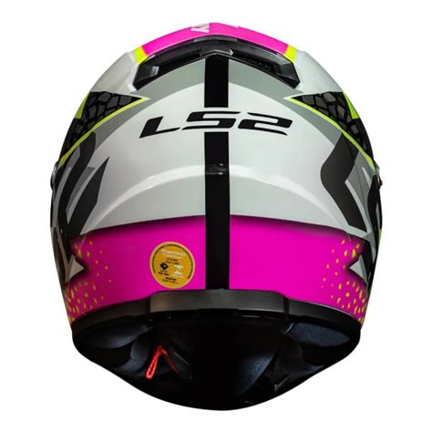 Capacete Ls2 Fechado Classic Ff358 Speedy Rosa Planeta Duas Rodas