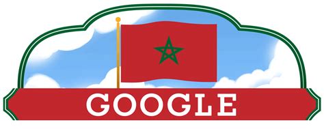 Morocco Independence Day 2023 Doodle - Google Doodles