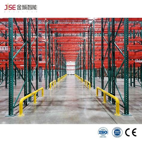 Removable Teardrop Heavy Duty Racking System With Selective Pallet For Industrial Warehouse