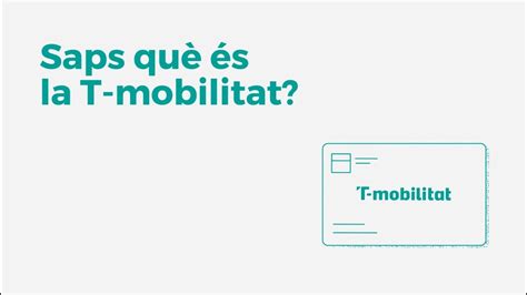 Saps què és la T mobilitat YouTube