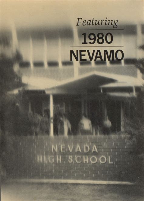 1980 yearbook from Nevada High School from Nevada, Missouri for sale