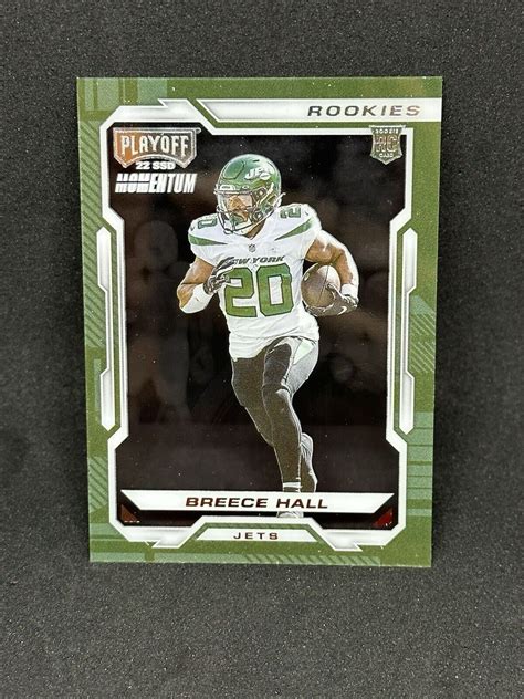 Breece Hall 2022 Panini Chronicles Playoff Momentum Rookies PMR 13