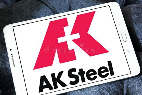 AK Steel Holding logo editorial stock image. Image of manufacturing ...