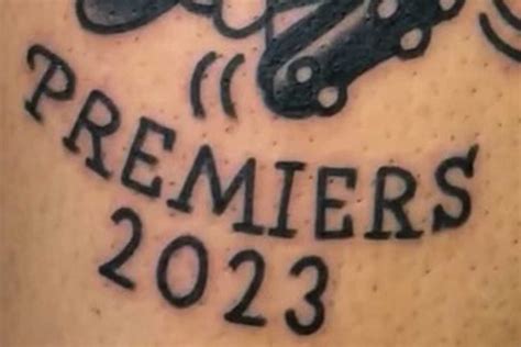 Carlton Fan Goes Early Crow With Premiership Tattoo