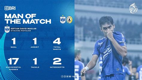 Man Of The Match PSIS Semarang Vs PSS Sleman Septian David Maulana