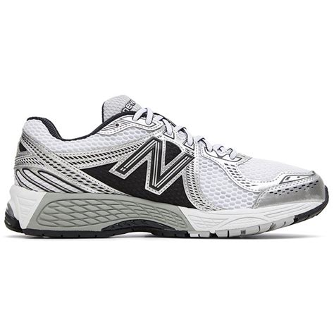 New Balance 860v2 Серебристые кроссовки унисекс черные ML860XD купить ...
