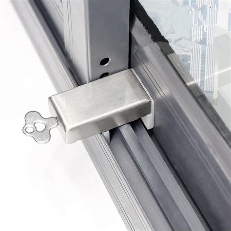 Practical Sliding Doors And Windows Lock Anti Theft Sliding Sash Stopper Cabinet Locks Straps