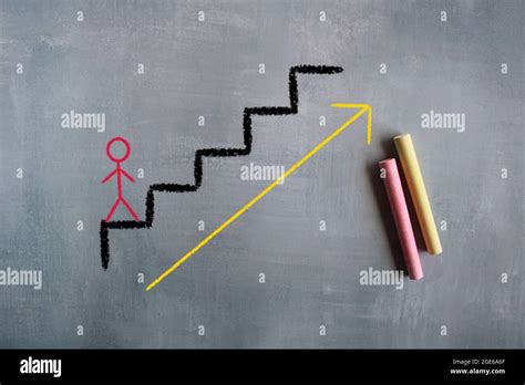 Career Development Ladder Of Success Step By Step To The Top Concept