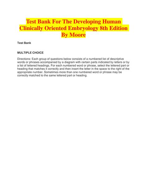 Keith Moore Embryology 9th Edition 6