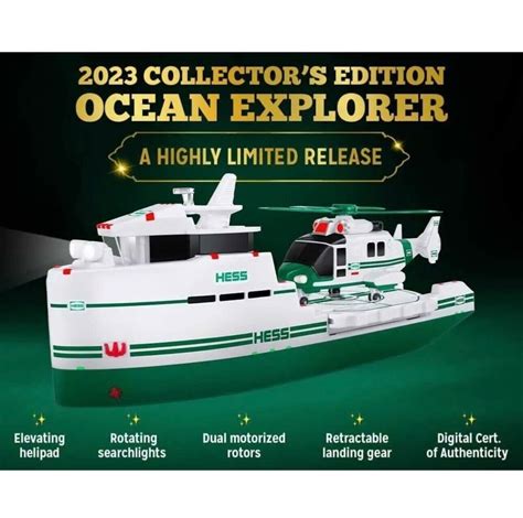 2023 Hess Toy Truck 90th Anniversary Collector's Edition Ocean Explorer ...