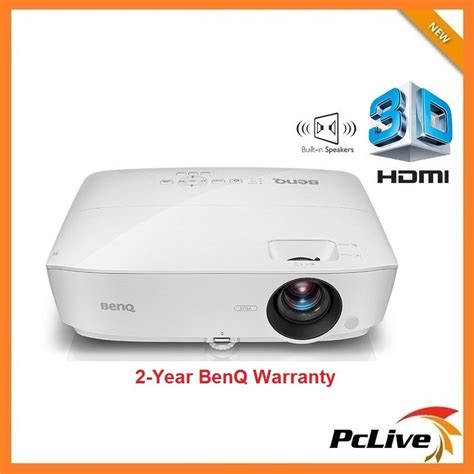 NEW BenQ MS531 DLP Projector 3D 2x HDMI 15000:1 3300 lumens Home ...