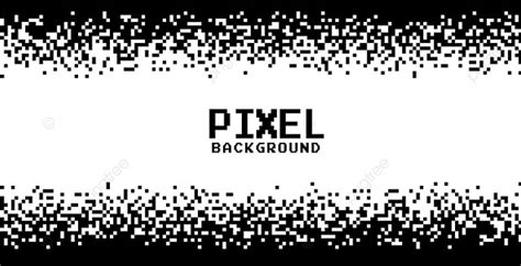 Black And White Pixels Background Template Download on Pngtree