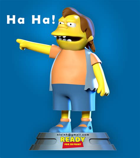 ArtStation - Nelson Muntz - The Simpsons Fan art | Resources