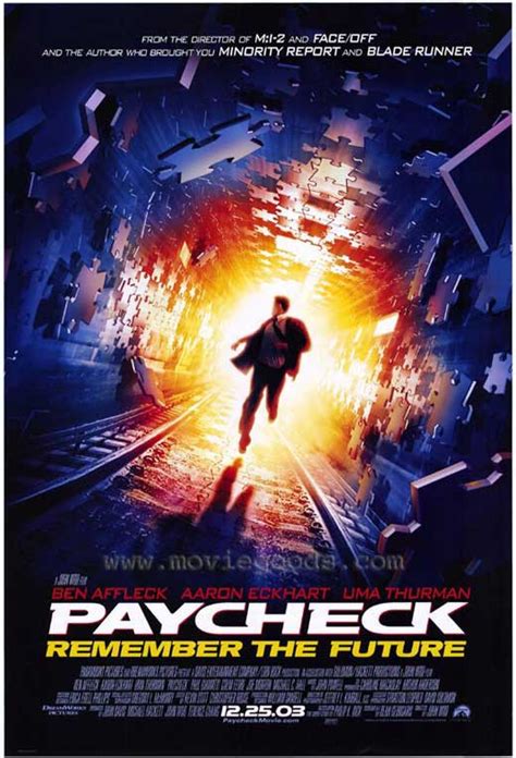 Paycheck Movie Posters From Movie Poster Shop