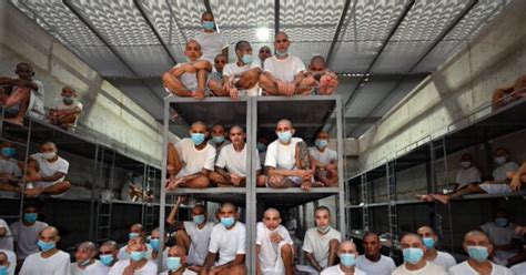 Inside El Salvador S Mega Prison Holding Alleged Gangsters