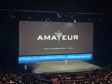 The Amateur Release Date Cast Plot