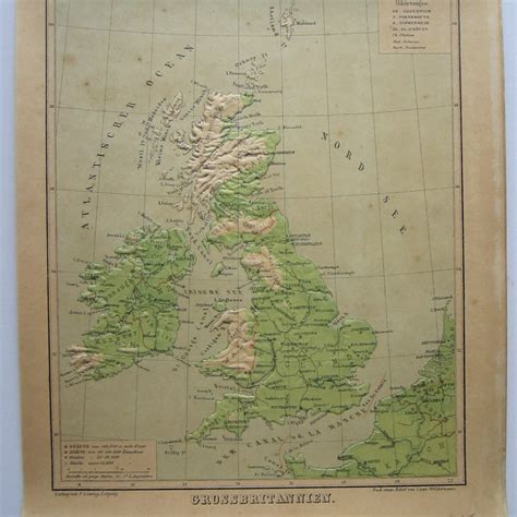 Great Britain – Relief map – Curiosity – Map Woman