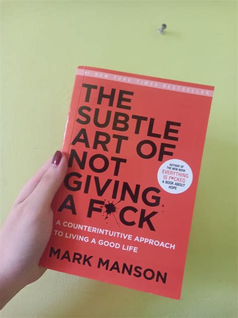 The Subtle Art Of Not Giving A Fuck Hobbies Toys Books Magazines Fiction Non Fiction On