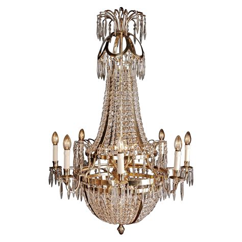 Th Century Classicist Style Swedish Ceiling Chandelier For Sale At