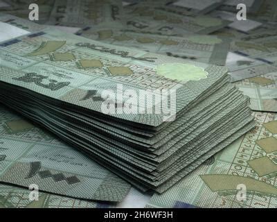 Money Of Lebanon Pound Bills Lbp Banknotes Arabic Business