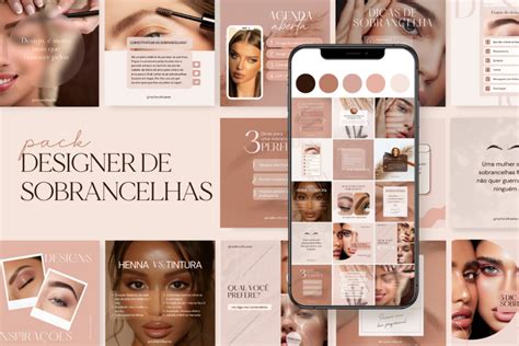 Pack Designer De Sobrancelhas Mulher Influente Studio Mi Studio