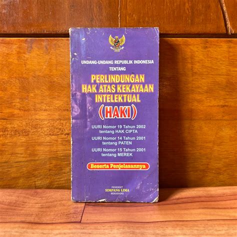 Jual Buku Original Uuri Perlindungan Haki Beserta Penjelasannya