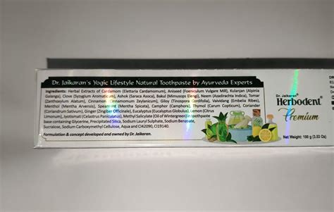 Buy Herbodent® Premium Toothpaste A Unique Blend Of 21 Herbs Like Neem Clove Cinnamon