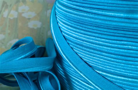 Yds Elastic Piping Blue Lip Cord Inch Stretch Bias Etsy Canada