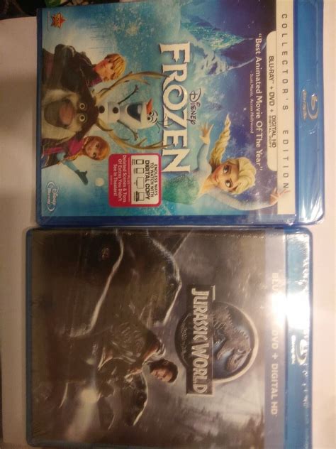 Disney Frozen Collector S Edition Blu Ray Dvd Combo Jurrasic World