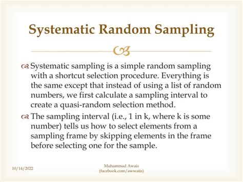 Systematic Random Sampling Technique - Probability Sampling - Mass ... 