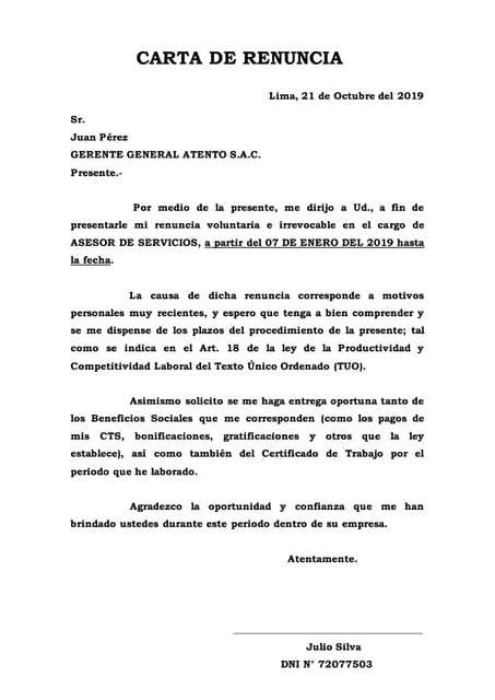 Carta De Renuncia Adrieldocx