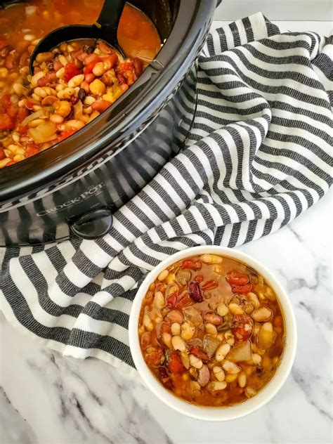 Slow Cooker 15 Bean Soup - Moneywise Moms - Easy Family Recipes