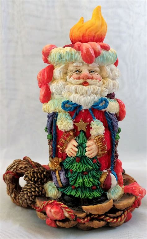 Crinkle Claus Candle Stick Santa Possible Dreams Santa Collector