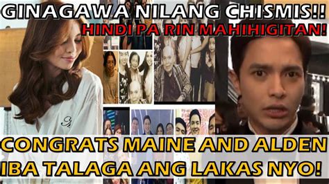 History Ni Maine At Alden Ginagawang Chismis Menggay At Tisoy May