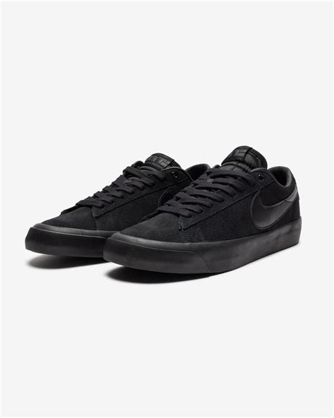 NIKE SB ZOOM BLAZER LOW PRO GT - BLACK/ ANTHRACITE – Undefeated