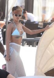 Rihanna Wearing Bikini On The Beach In Sopot 07 07 13 LQ Adds Phun Org Forum
