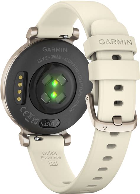 Garmin Lily Smartwatch Mm Anodized Aluminum Cream Gold With