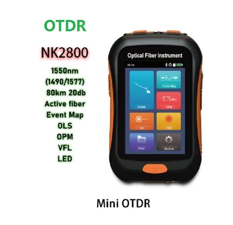 MiNi OTDR 1550 1490 1577 Nm Con Prueba De Luz Reflect Metro Ptico De