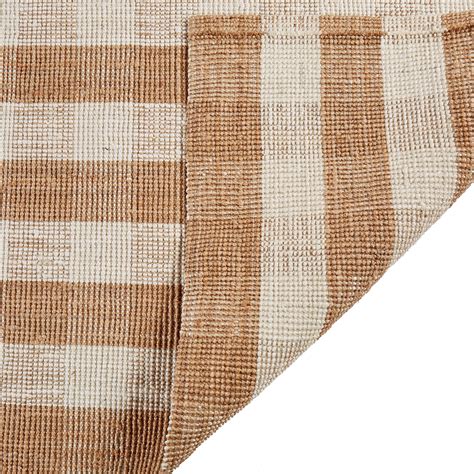 Jute Check Rug 240x300cm Good Huis Co