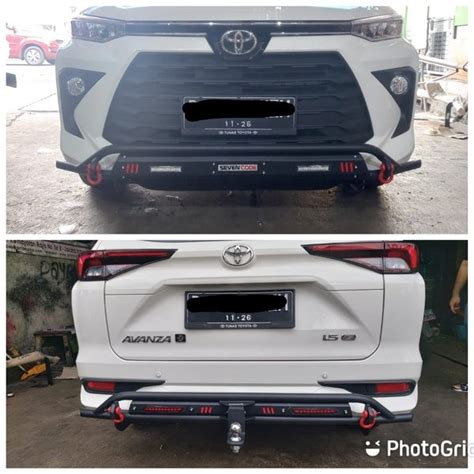 Jual Paket Tanduk Depan Belakang Avanza Xenia Facelift Model Cobra