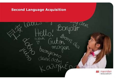 Second Language Acquisition