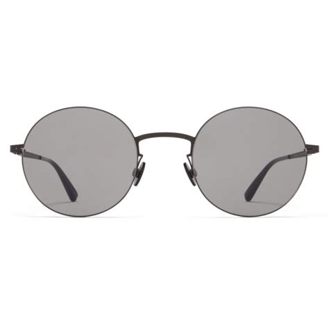 Mykita Tomomi Lessrim Black Grey Metal Collection Sunglasses