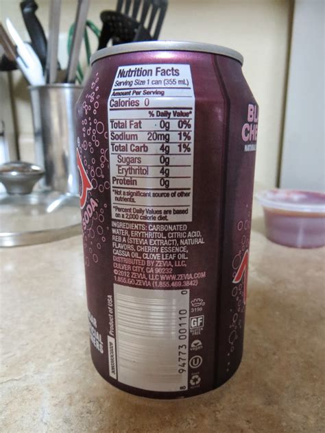 Vegan Rebirth Review Zevia Soda Black Cherry