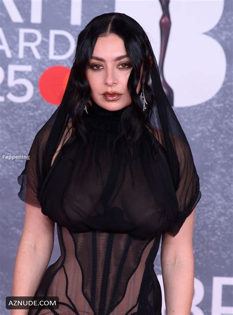 Charli Xcx Sexy Flashes Her Hot Boobs Thong And Ass At The Brit Awards In London Aznude