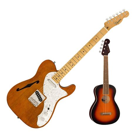 Squier Classic Vibe 60s Tele Thinline Nat Con Ukelele Gratis Fender Gear4music