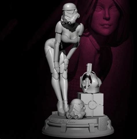 Space Sexy Girl Nude Resin Kit Miniature Unpainted Self Assembled Nude Model Figure Etsy