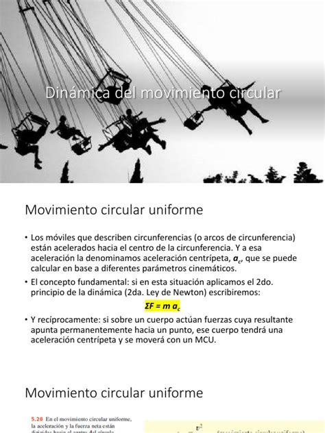 Dinámica Del Movimiento Circular Pdf Aceleración Fricción