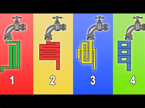 Тест на интеллект: Из какого крана вода будет течь быстрее. - YouTube
