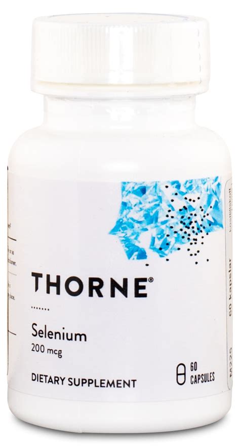 Thorne Selenium 60 Kaps Svenskt Kosttillskott